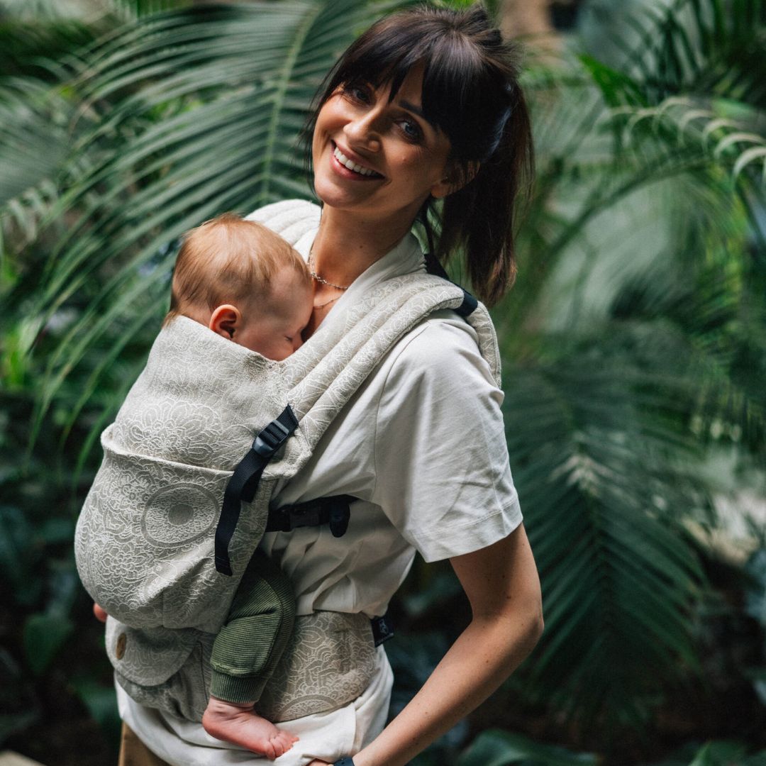 LennyLamb - LennyLight Baby Carrier - Wild Wine Path (55% Cotton, 45% Linen) - Cloth and Carry