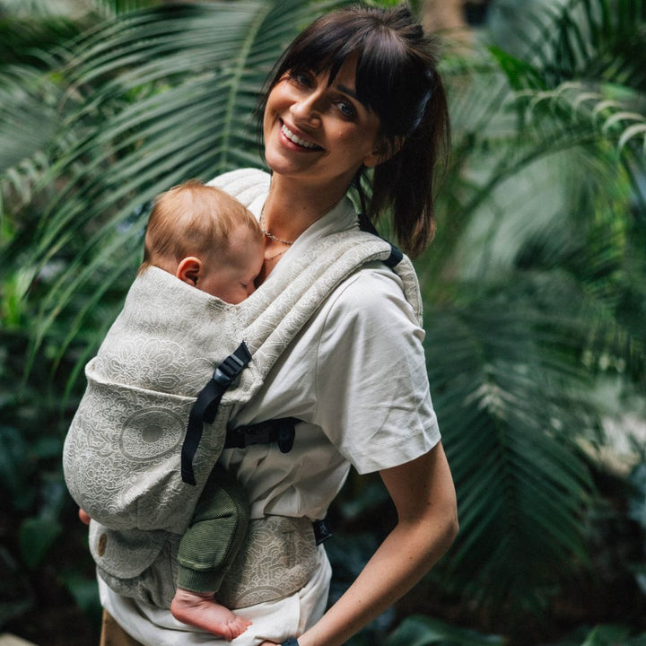 LennyLamb - LennyLight Baby Carrier - Wild Wine Path (55% Cotton, 45% Linen) - Cloth and Carry