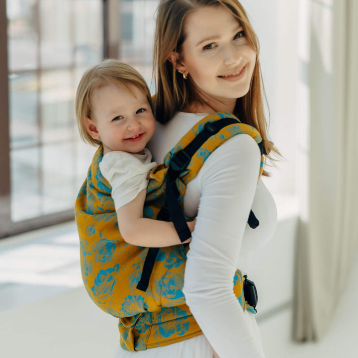 LennyLamb-LennyPreschool Carrier - Retro'N"Roses Rosarium (100% Cotton) - Cloth and Carry