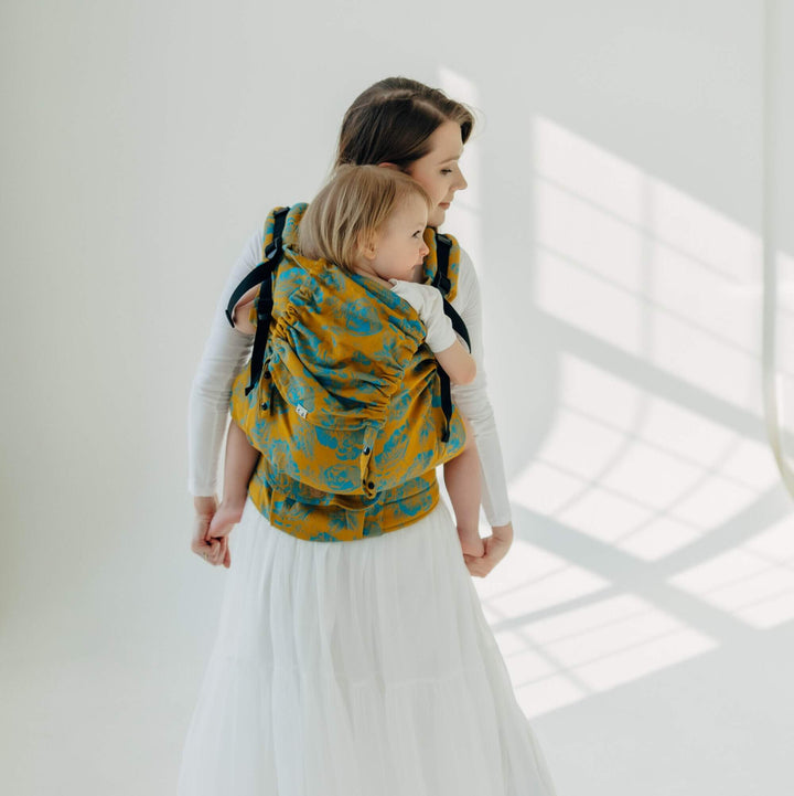 LennyLamb-LennyPreschool Carrier - Retro'N"Roses Rosarium (100% Cotton) - Cloth and Carry