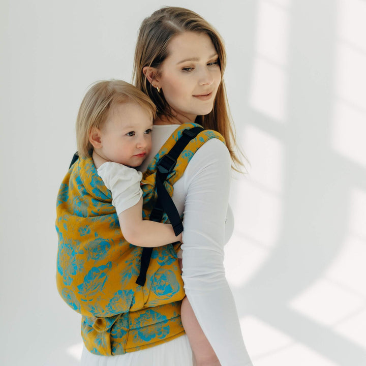 LennyLamb-LennyPreschool Carrier - Retro'N"Roses Rosarium (100% Cotton) - Cloth and Carry