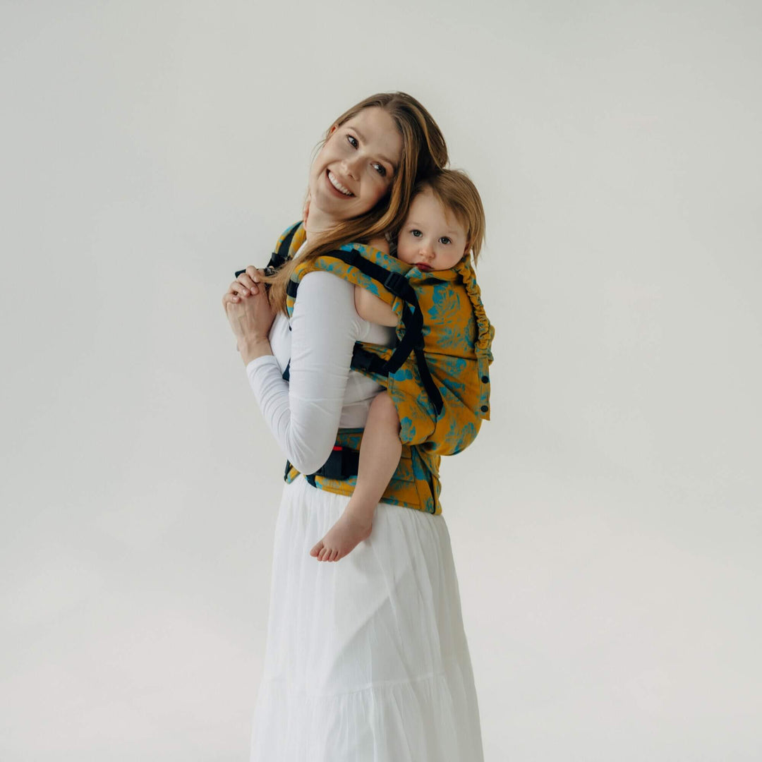 LennyLamb-LennyPreschool Carrier - Retro'N"Roses Rosarium (100% Cotton) - Cloth and Carry