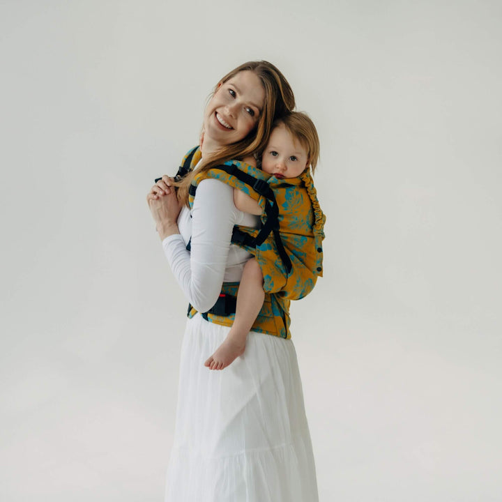 LennyLamb-LennyPreschool Carrier - Retro'N"Roses Rosarium (100% Cotton) - Cloth and Carry