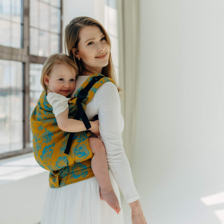 LennyLamb-LennyPreschool Carrier - Retro'N"Roses Rosarium (100% Cotton) - Cloth and Carry