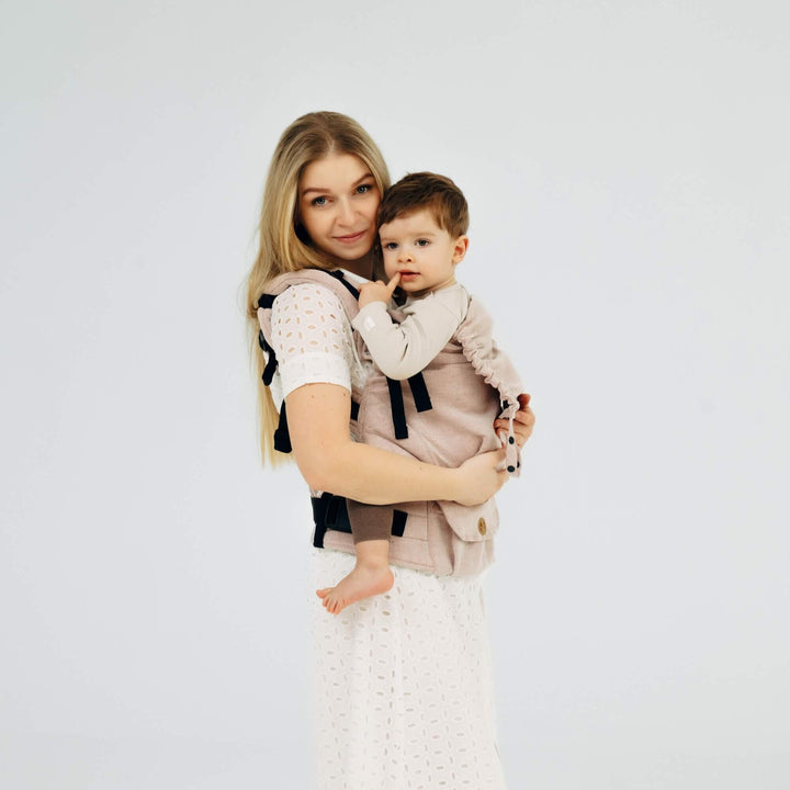 LennyLamb - LennyPreschool Carrier - Tundra (Cotton/Linen) - Cloth and Carry