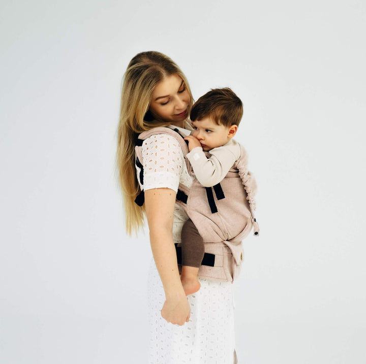 LennyLamb - LennyPreschool Carrier - Tundra (Cotton/Linen) - Cloth and Carry
