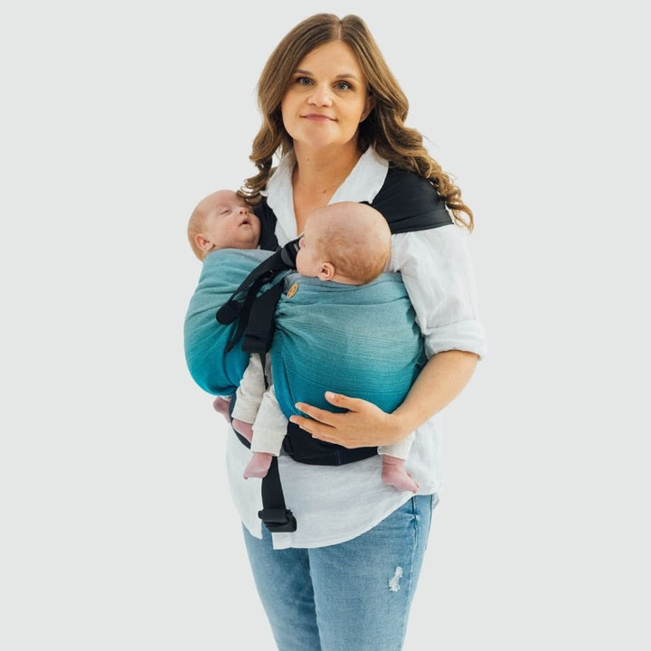 LennyLamb-LennyTwin - Adjustable Twin Baby Carrier - Airglow - Cloth and Carry