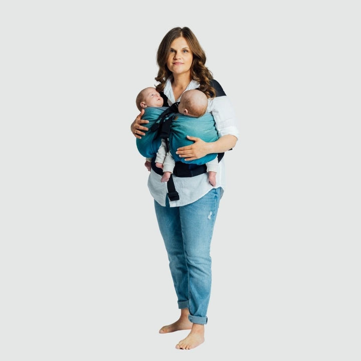 LennyLamb-LennyTwin - Adjustable Twin Baby Carrier - Airglow - Cloth and Carry