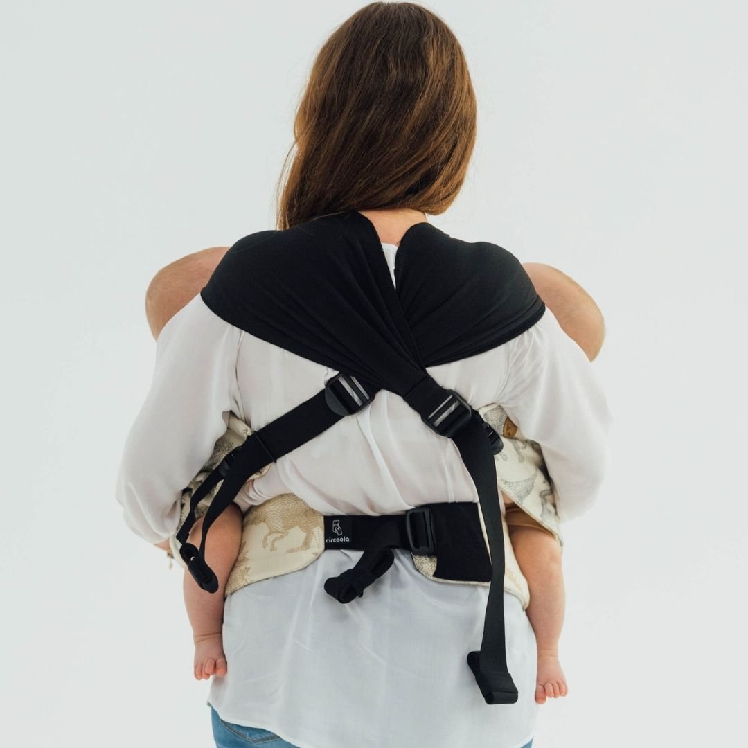 LennyLamb-LennyTwin - Adjustable Twin Baby Carrier - Jurassic Park Ice Desert - Cloth and Carry