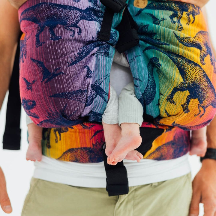 LennyLamb-LennyTwin - Adjustable Twin Baby Carrier - Jurassic Park New Era - Cloth and Carry
