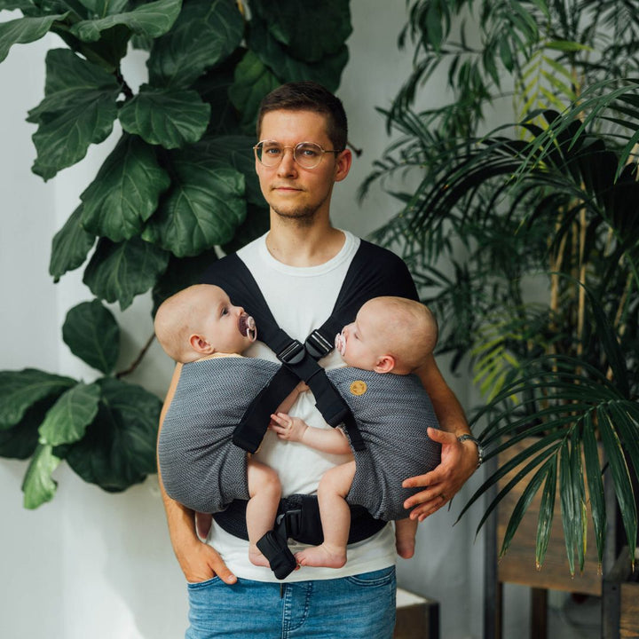 LennyLamb - BABY CARRIER HIRE: LennyTwin - Adjustable Twin Baby Carrier - Cloth and Carry