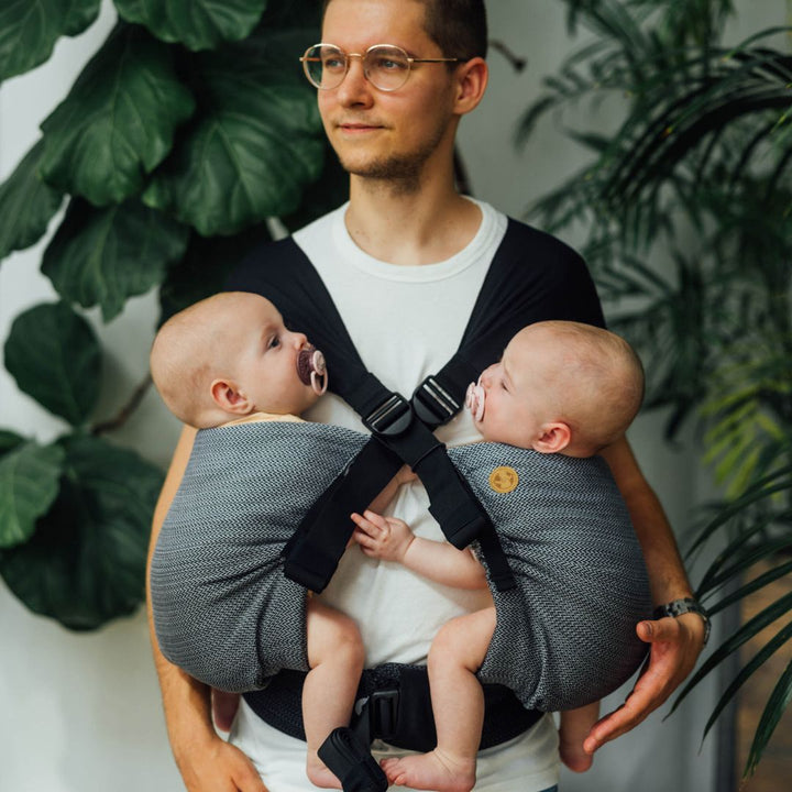 LennyLamb - BABY CARRIER HIRE: LennyTwin - Adjustable Twin Baby Carrier - Cloth and Carry