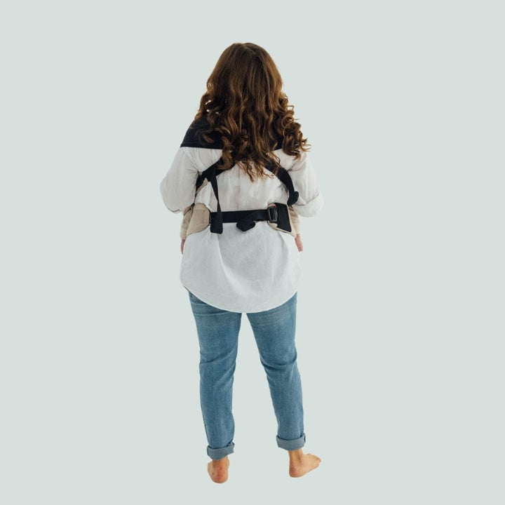 LennyLamb-LennyTwin - Adjustable Twin Baby Carrier - Peanut Butter - Cloth and Carry