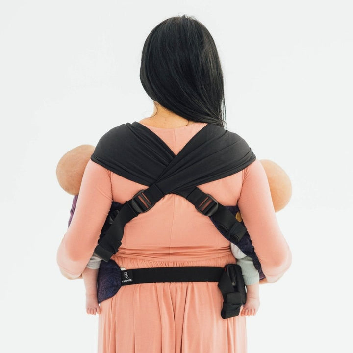 LennyLamb-LennyTwin - Adjustable Twin Baby Carrier - Wild Wine Bouquet - Cloth and Carry