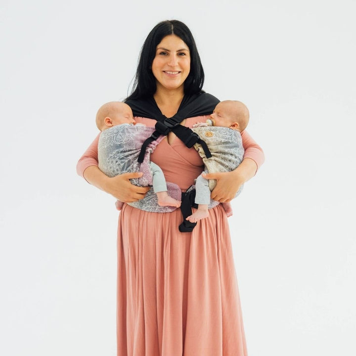 LennyLamb-LennyTwin - Adjustable Twin Baby Carrier - Wild Wine Vineyard - Cloth and Carry