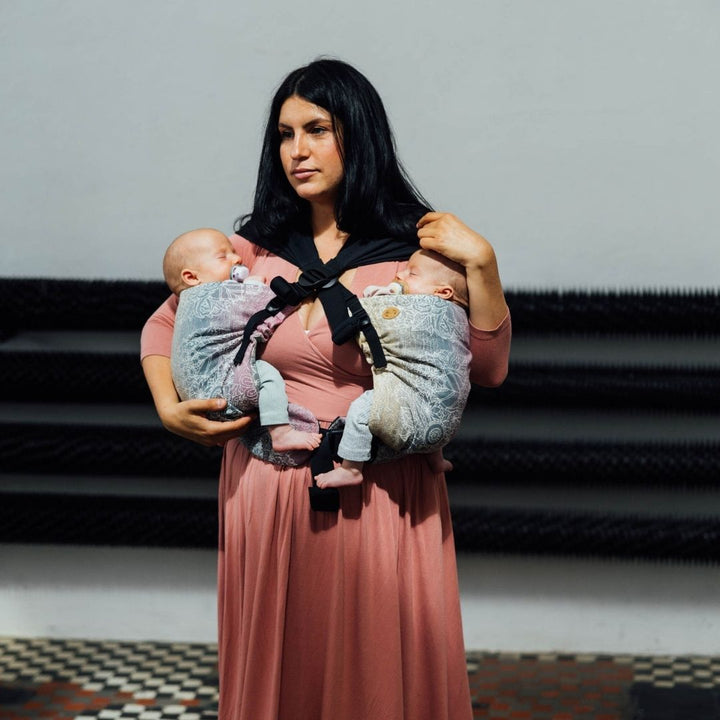 LennyLamb-LennyTwin - Adjustable Twin Baby Carrier - Wild Wine Vineyard - Cloth and Carry