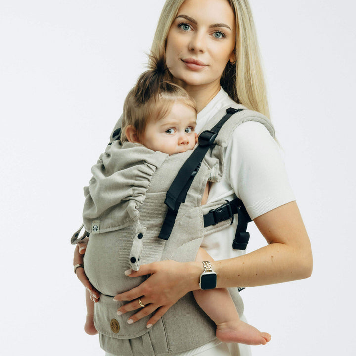 LennyLamb - LennyUpGrade PRO Baby Carrier - Peanut Butter - Cloth and Carry