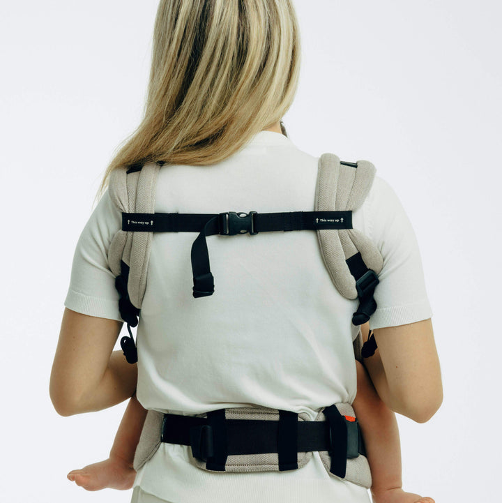 LennyLamb - LennyUpGrade PRO Baby Carrier - Peanut Butter - Cloth and Carry