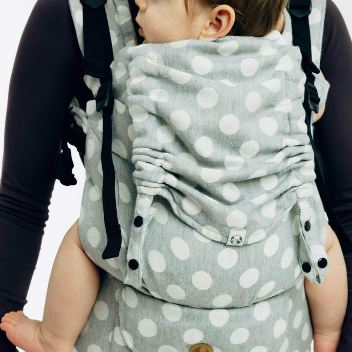 LennyLamb - LennyUpGrade PRO Baby Carrier - Polka Dots - Plop - Cloth and Carry