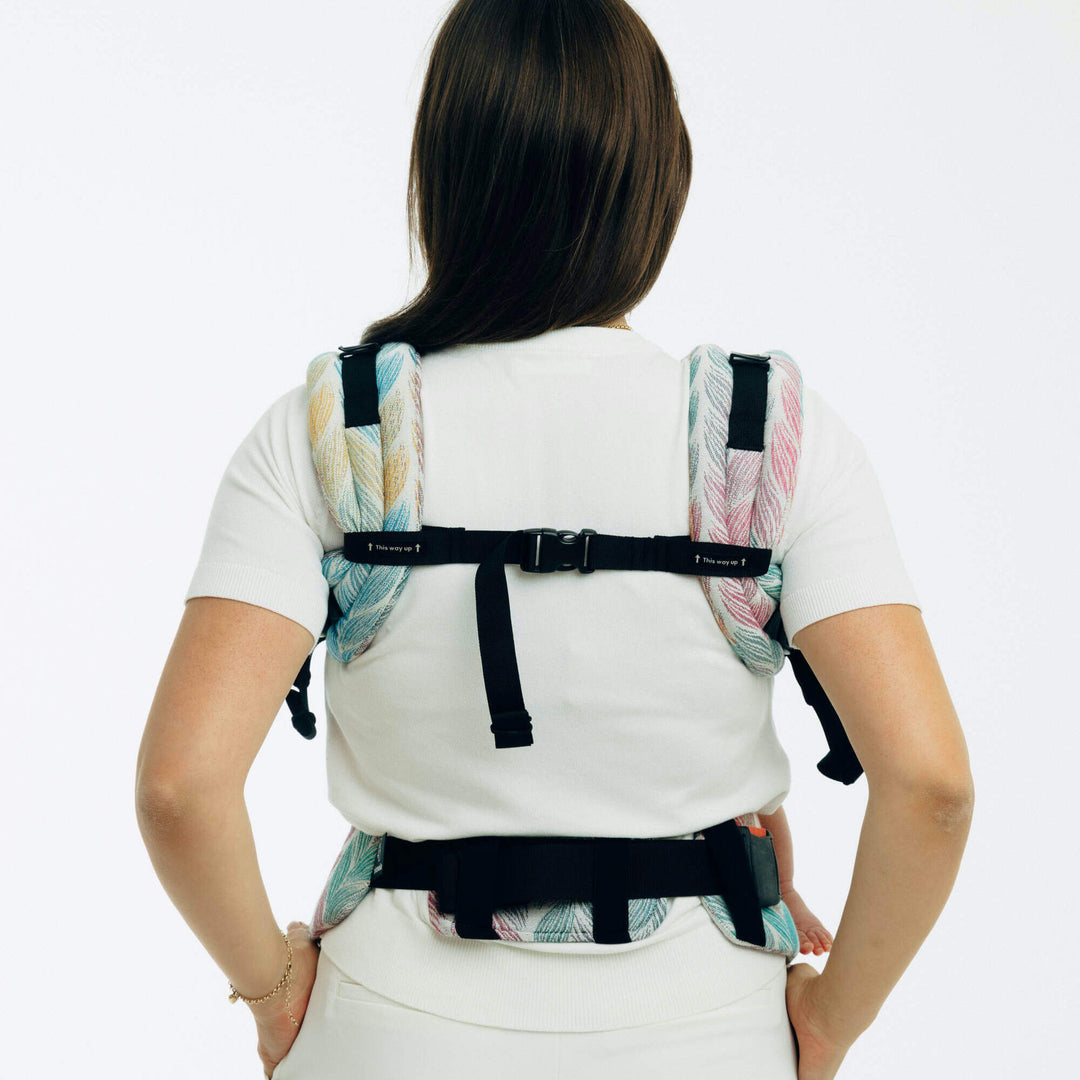 LennyLamb - LennyUpGrade PRO Baby Carrier - Tangled Plait - Cloth and Carry