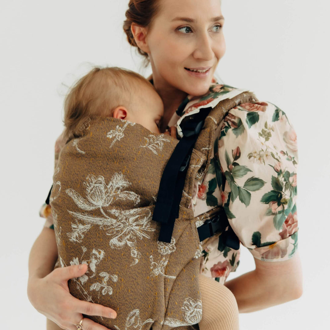 LennyUpGrade PRO Baby Carrier - Herbarium Raindrops * Ships in two weeks *