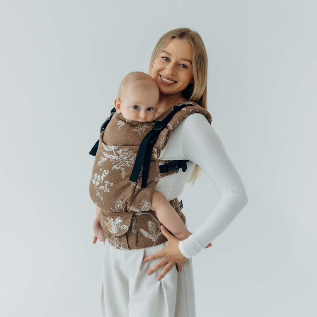 LennyUpGrade PRO Baby Carrier - Herbarium Raindrops * Ships in two weeks *