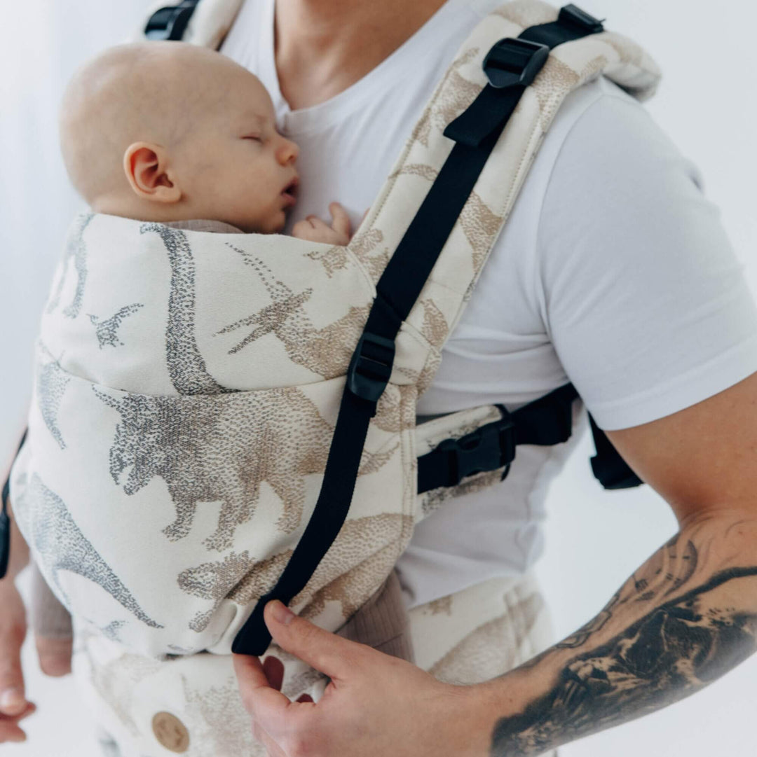 LennyLamb-LennyUpGrade PRO Baby Carrier - Jurassic - Ice Desert - Cloth and Carry