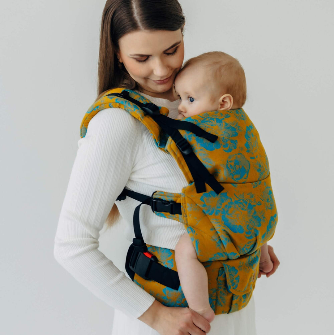 LennyLamb-LennyUpGrade PRO Baby Carrier - Retro'n'Roses Rosarium - Cloth and Carry