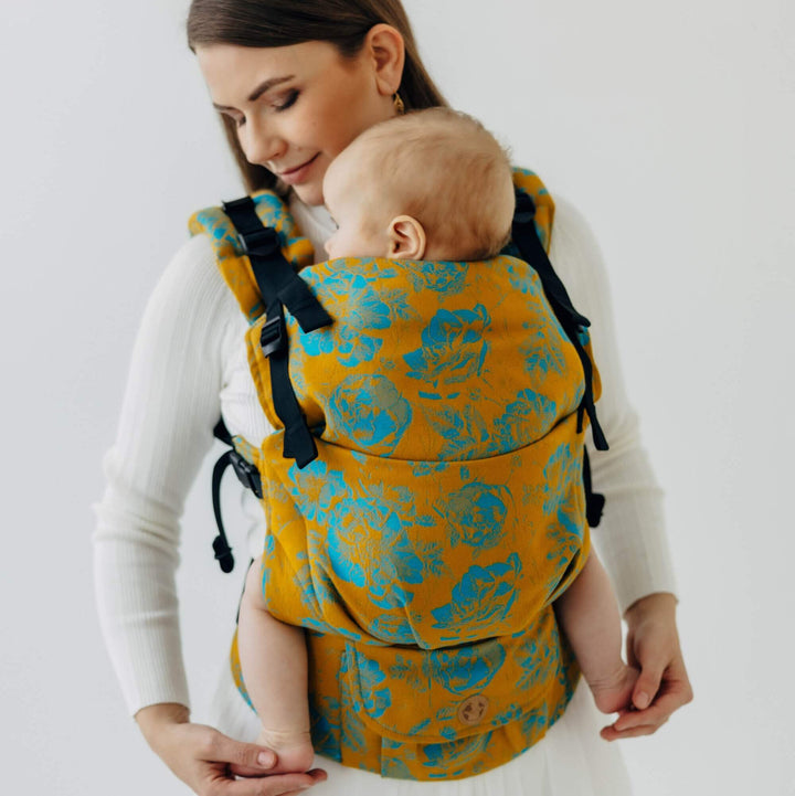 LennyLamb-LennyUpGrade PRO Baby Carrier - Retro'n'Roses Rosarium - Cloth and Carry