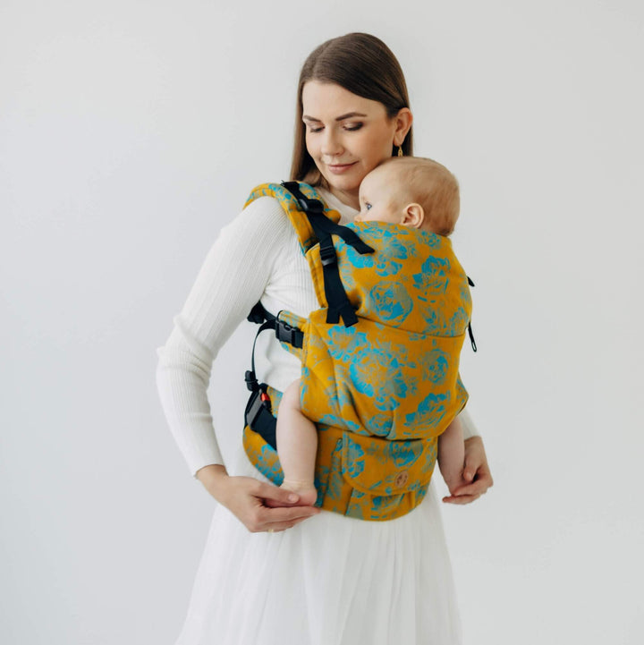 LennyLamb-LennyUpGrade PRO Baby Carrier - Retro'n'Roses Rosarium - Cloth and Carry