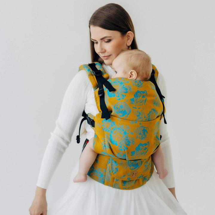LennyLamb-LennyUpGrade PRO Baby Carrier - Retro'n'Roses Rosarium - Cloth and Carry