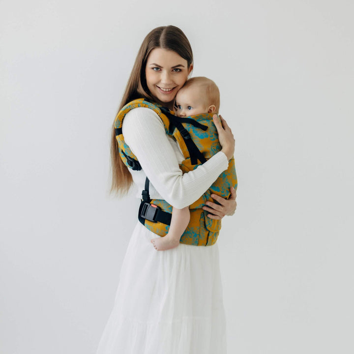 LennyLamb-LennyUpGrade PRO Baby Carrier - Retro'n'Roses Rosarium - Cloth and Carry