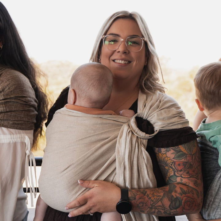 LennyLamb - LennyLamb Ring Sling - Arrow Whisper (100% Linen) - Cloth and Carry
