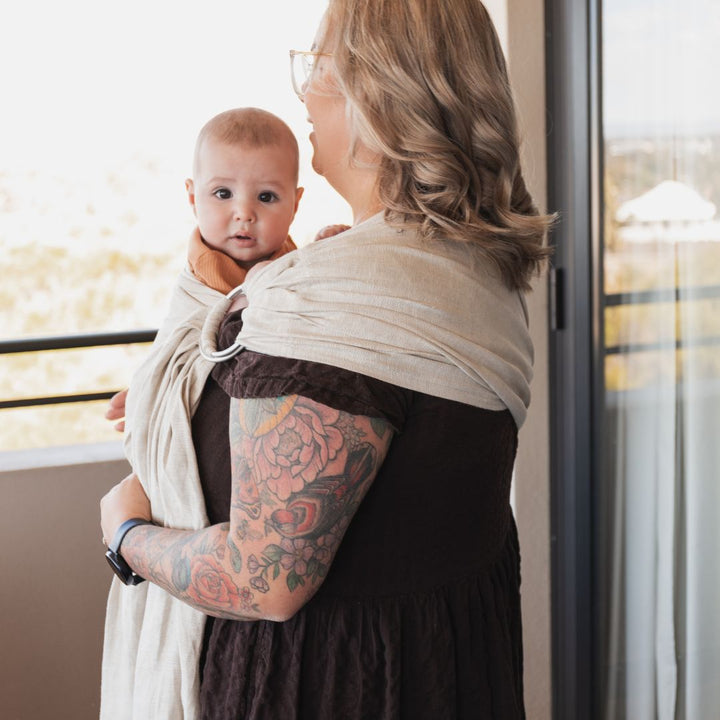 LennyLamb - LennyLamb Ring Sling - Arrow Whisper (100% Linen) - Cloth and Carry