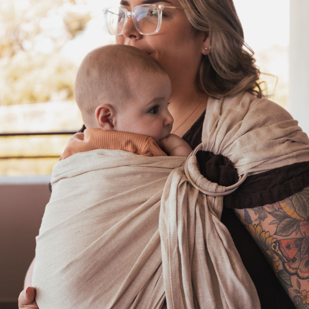 LennyLamb - LennyLamb Ring Sling - Arrow Whisper (100% Linen) - Cloth and Carry