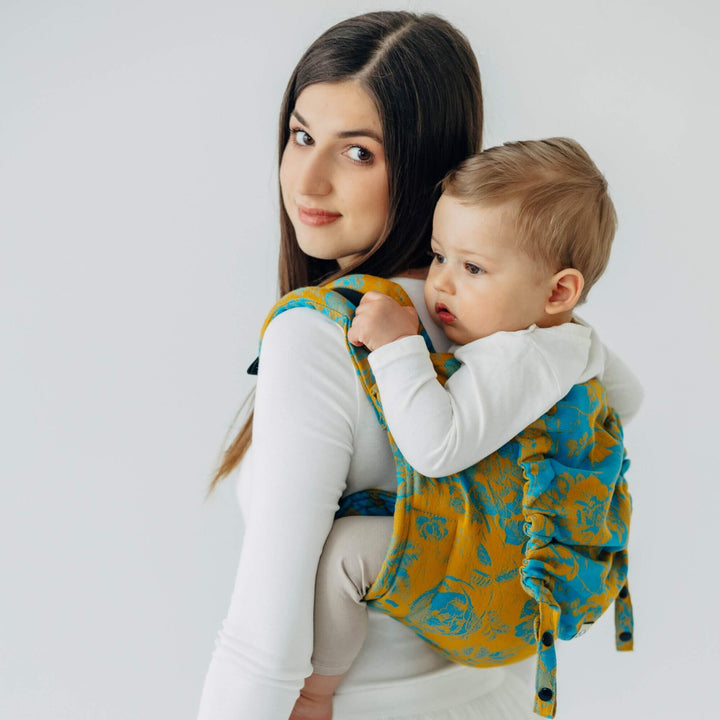 LennyLamb - LennyLamb Onbuhimo PRO - Retro n Roses - Rosarium - Cloth and Carry