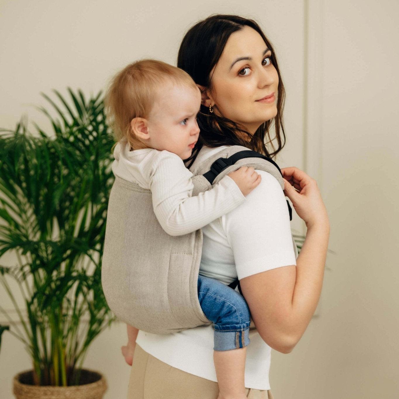 Lenny Lamb おんぶ紐 onbuhimo スタンダード LennyLamb Onbuhimo PRO - Peanut Butter | Cloth and Carry | Australia