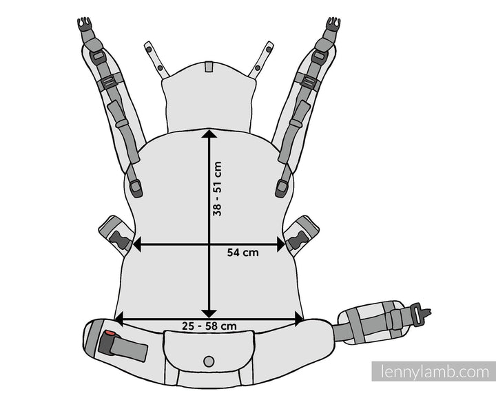 LennyLamb-BABY CARRIER HIRE: LennyPreschool Full Buckle Carrier - Cloth and Carry