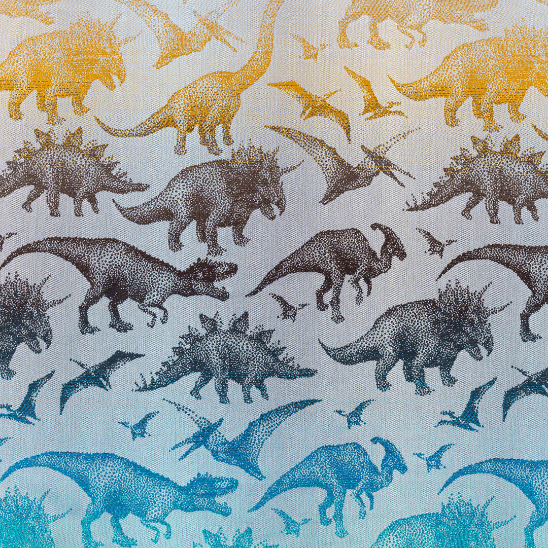 LennyLamb - LennyPreschool Carrier - Jurassic Park - Fossil (100% Cotton) - Cloth and Carry