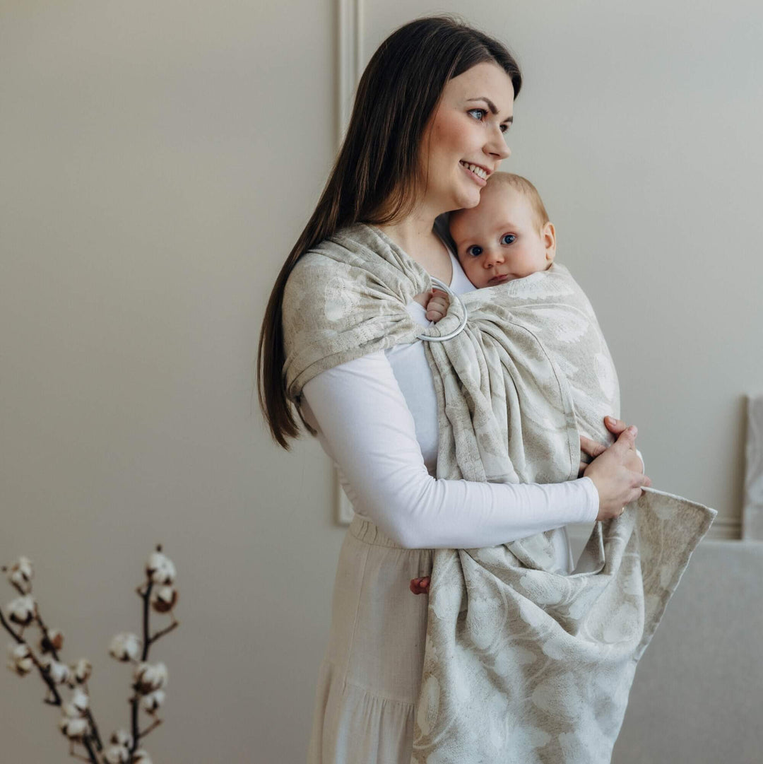 LennyLamb - LennyLamb Ring Sling - Viridiflora - Connect (Cotton/Hemp/Lyocell) - Cloth and Carry