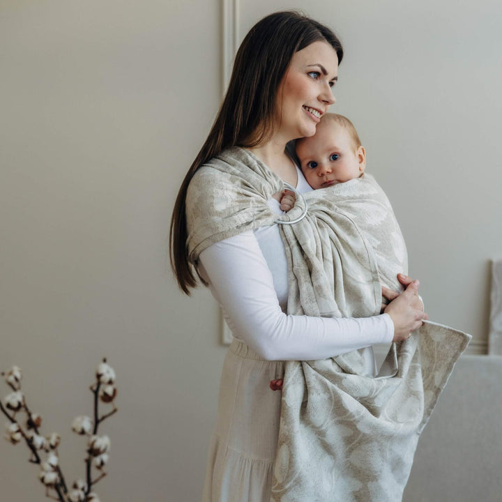 LennyLamb - LennyLamb Ring Sling - Viridiflora - Connect (Cotton/Hemp/Lyocell) - Cloth and Carry