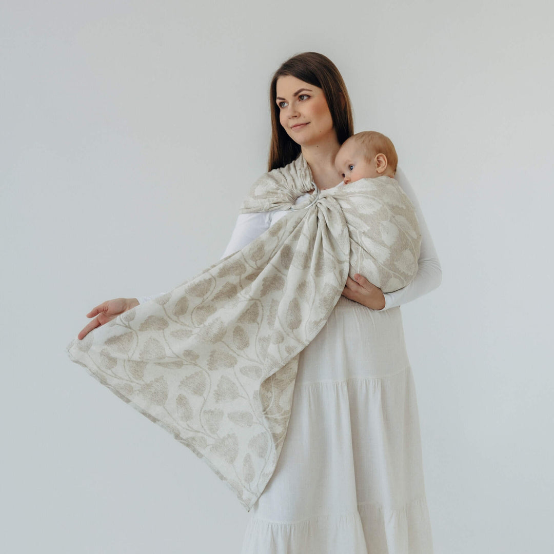 LennyLamb - LennyLamb Ring Sling - Viridiflora - Connect (Cotton/Hemp/Lyocell) - Cloth and Carry