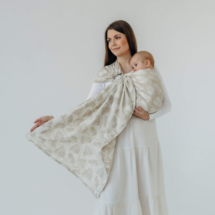 LennyLamb - LennyLamb Ring Sling - Viridiflora - Connect (Cotton/Hemp/Lyocell) - Cloth and Carry