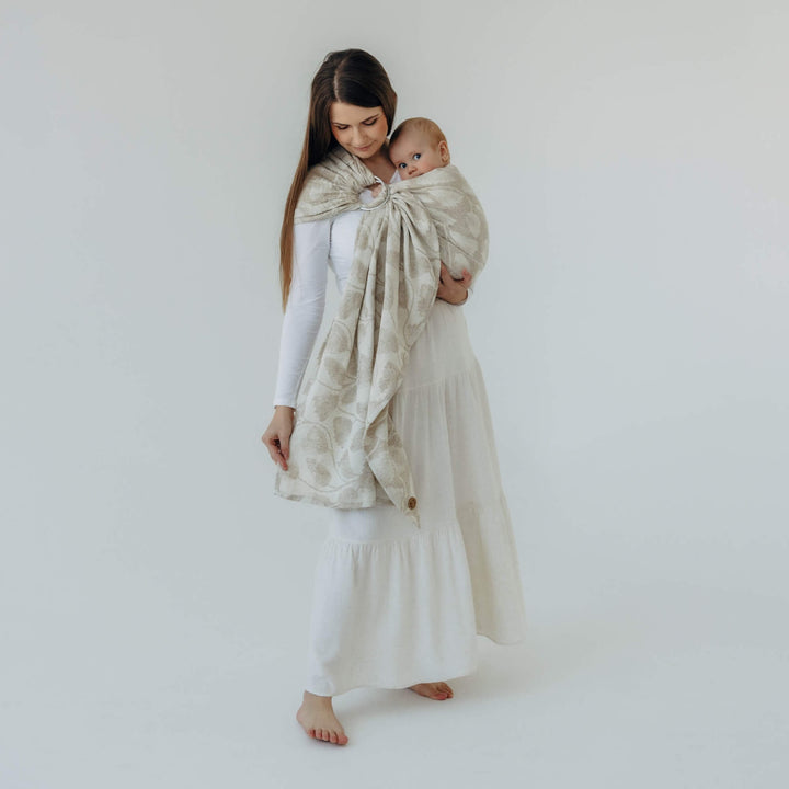 LennyLamb - LennyLamb Ring Sling - Viridiflora - Connect (Cotton/Hemp/Lyocell) - Cloth and Carry