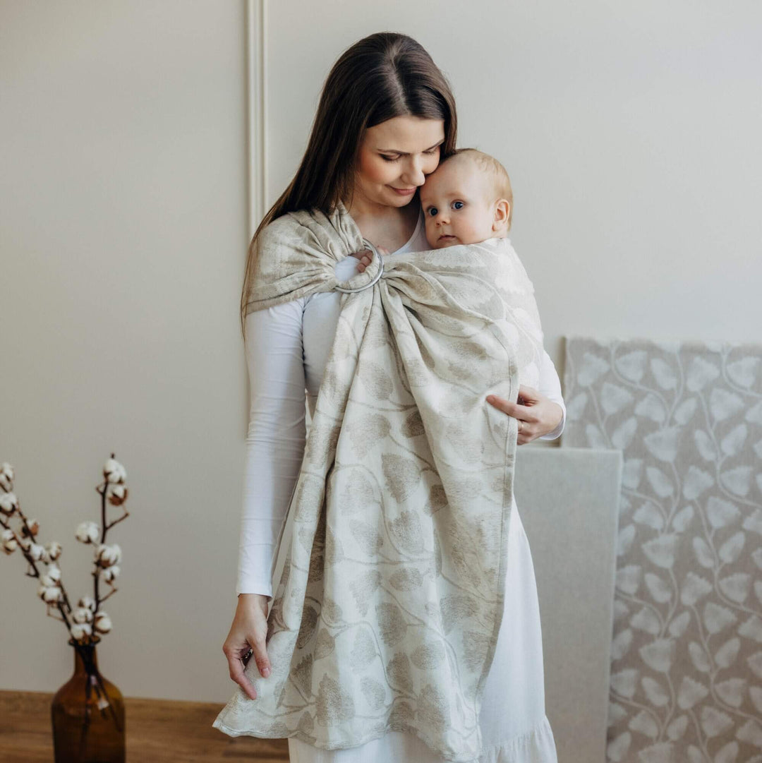 LennyLamb - LennyLamb Ring Sling - Viridiflora - Connect (Cotton/Hemp/Lyocell) - Cloth and Carry