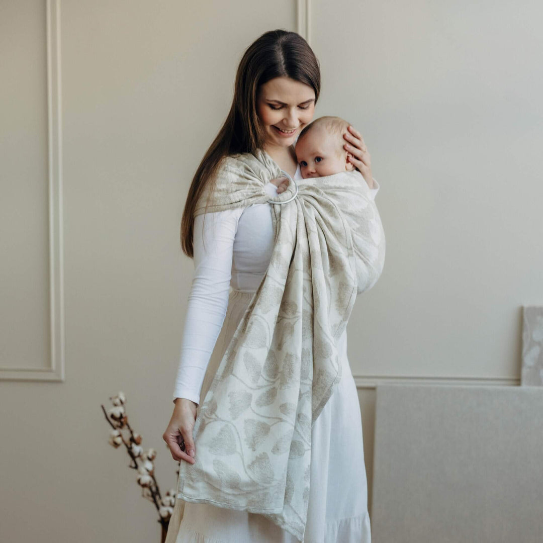 LennyLamb - LennyLamb Ring Sling - Viridiflora - Connect (Cotton/Hemp/Lyocell) - Cloth and Carry