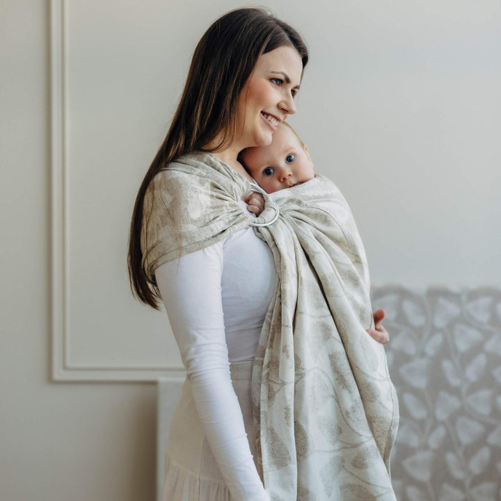 LennyLamb - LennyLamb Ring Sling - Viridiflora - Connect (Cotton/Hemp/Lyocell) - Cloth and Carry
