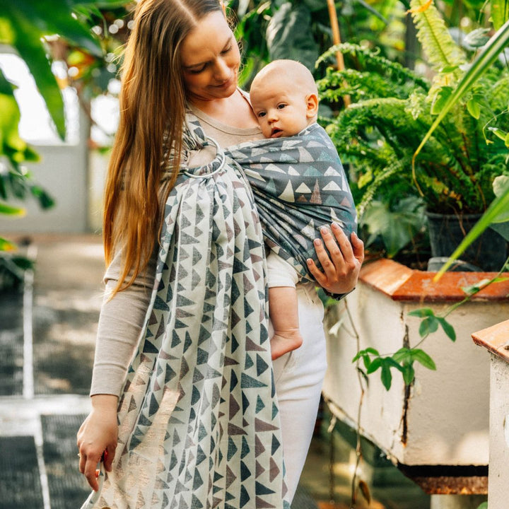 LennyLamb - LennyLamb Ring Sling - Eagle Rocks Hike (77% Cotton, 23% Lyocell) - Cloth and Carry