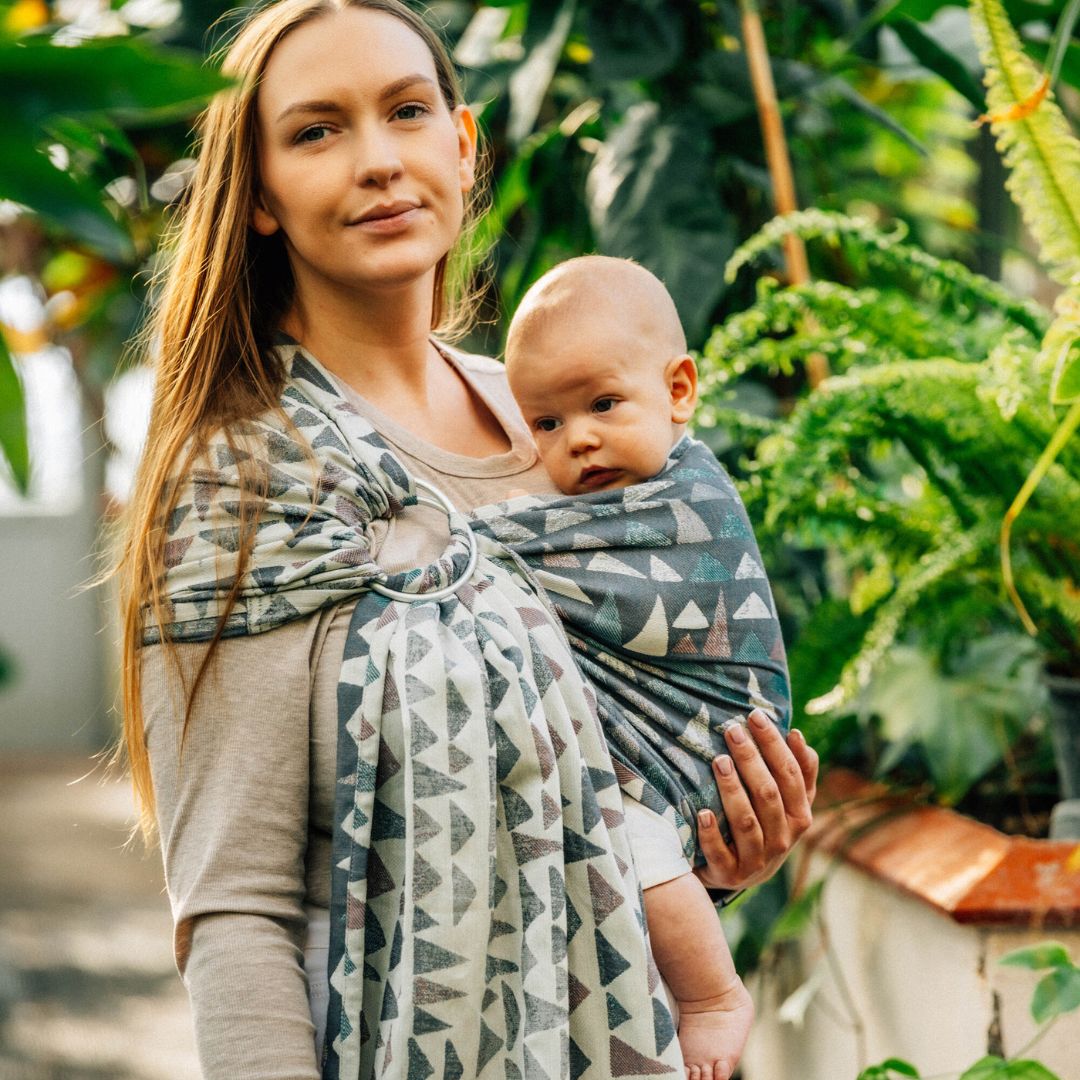 LennyLamb - LennyLamb Ring Sling - Eagle Rocks Hike (77% Cotton, 23% Lyocell) - Cloth and Carry