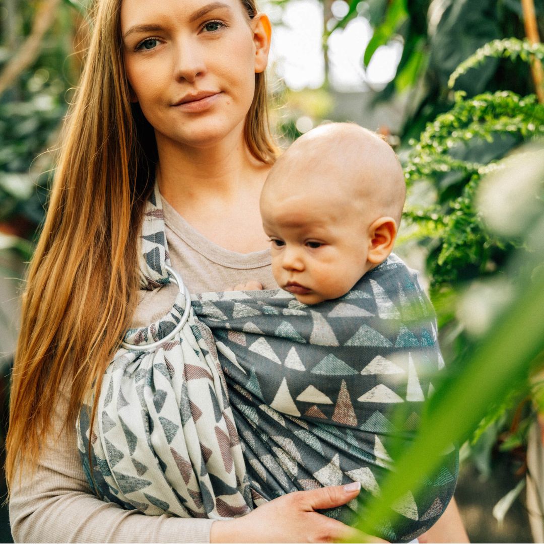 LennyLamb - LennyLamb Ring Sling - Eagle Rocks Hike (77% Cotton, 23% Lyocell) - Cloth and Carry